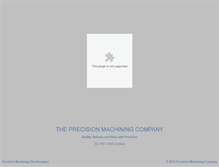 Tablet Screenshot of precision-machiningco.com